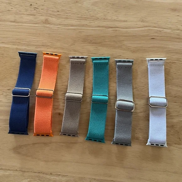 6 Apple Watch bands - Picture 1 of 4